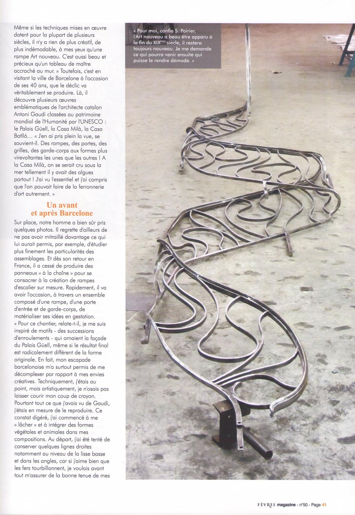 Fevres article ferronnerie d'art MS Poirier - page 2